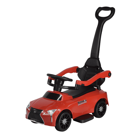 Carrinho de Passeio Infantil Quadriciclo com empurrador Multmaxx