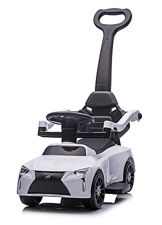 Carrinho de Passeio infantil com Empurrador Branco Multmaxx MTX074