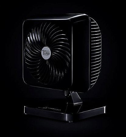 Ventilador Oscilante de Mesa Delta Turbi com 3 Pás 130W Venti-Delta Preto 110V