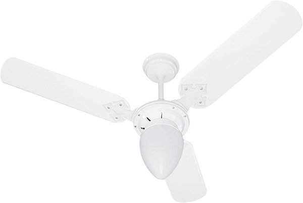 Ventilador de Teto New Delta Light GP com 3 Pás 130W Venti-Delta Branco 220V