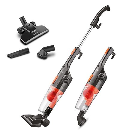 Aspirador de Pó Vertical Mondial Turbo Cycle AP-35 1100W 1,3L Preto/Laranja 110V