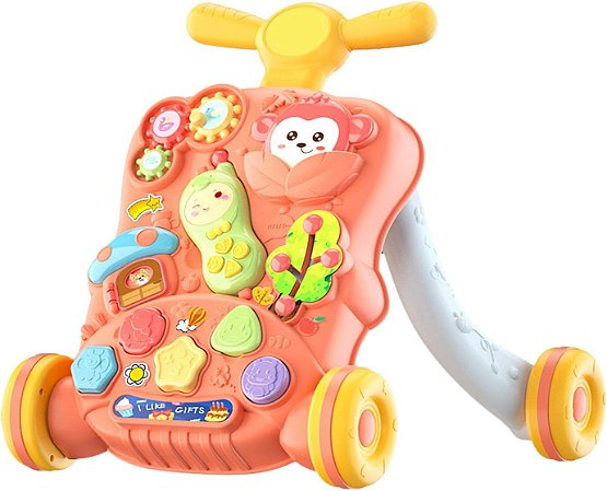 Andador educativo musical didático Multmaxx Rose
