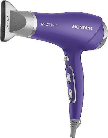Secador de Cabelos Mondial Roxo/Prata SCN-05 60Hz 2.000W 220v