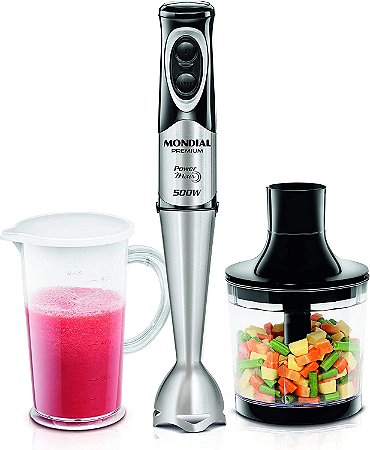 Mixer Mondial Power M-07 60Hz 500W Preto/Inox 110V