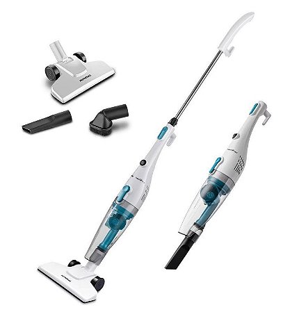 Aspirador de Pó Vertical Turbo Cycle Mondial - AP-34-BL Branco/Azul 220v