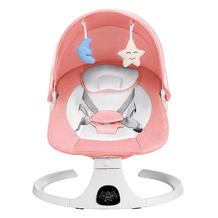 Cadeira de Balanço Automática Multmaxx Premium MTX100 Rosa