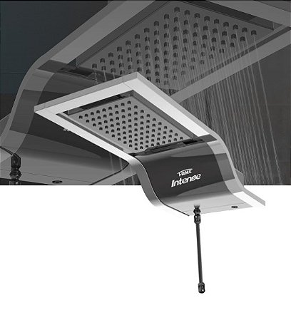 Ducha Intense Eletrônica Black 7.800w Super Potente Preta/Inox 4475 220v