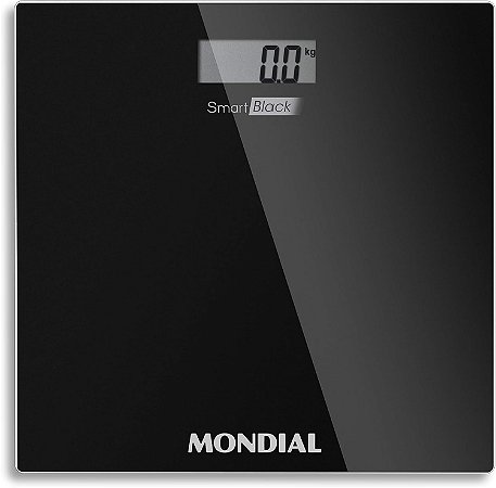 Balança Digital Mondial Smart Black BL-05 Até 150kg Preta Bivolt