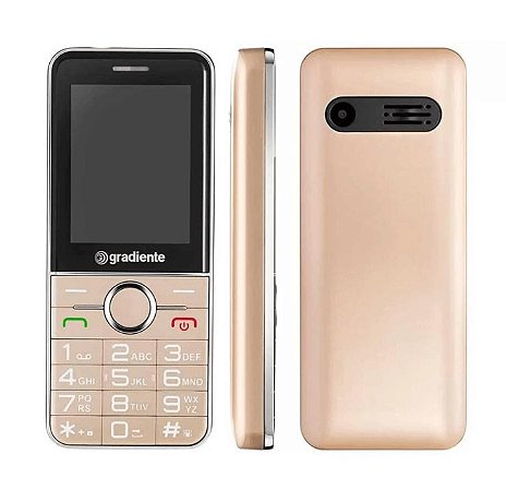 Celular Para Idoso Gradiente Vibe 205d Dual Chip GFP205-D