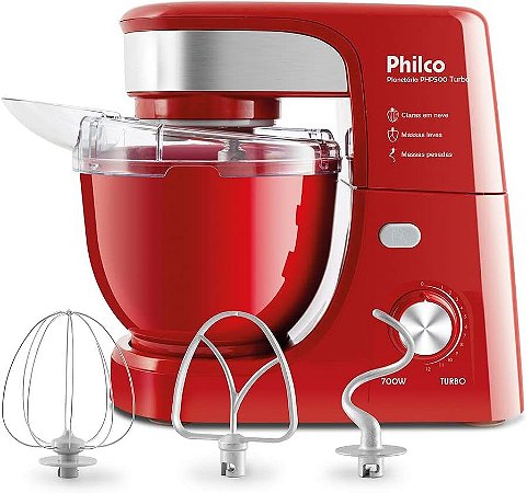 Batedeira Planetária Philco PHP500 700W Turbo 110V