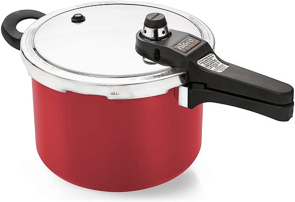Panela de Pressão Eterna Colors 6L Vermelha
