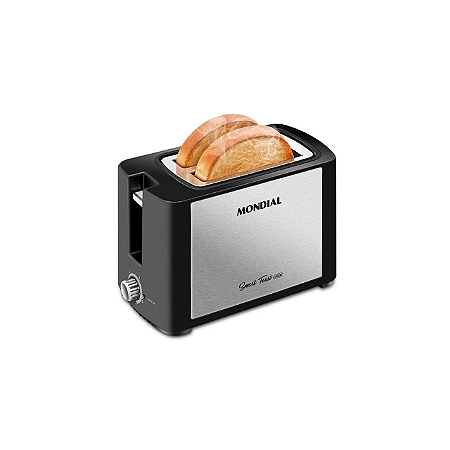 Torradeira Mondial T-13 Preto/Inox 800W 110V