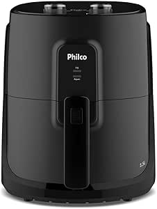 Air Fryer Philco 5,5L Revestimento Redstone 1500W PAF55B 220V