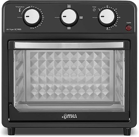 Fritadeira Air Fryer 12L Bella Cuccina Britânia BCFR05 Preto 110V