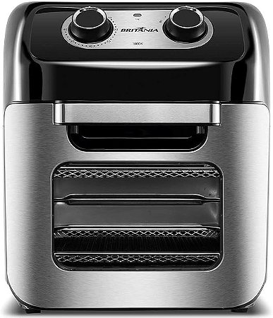 Fritadeira Air Fryer Oven Britânia BFR2300P Preto 12L 3 em 1 1800W 110V