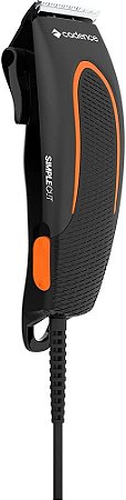 Máquina de Cortar Cabelo Cadence Simple Cut CAB181 Preta/Laranja 110V CAB181 127