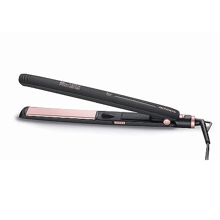 Prancha Alisadora Mondial Black Rose P-27 Bivolt