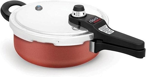 Panela Pressão Eterna Nigro Antiaderente 3 Litros Grená
