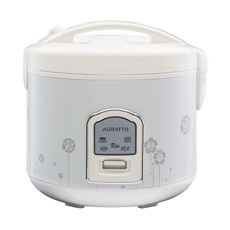 Panela De Arroz Elétrica Agratto Riso PA10X 10 Xícaras Branca 220V