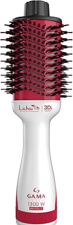 Escova Secadora Lichia Branco 3D Bivolt Gama 1300W