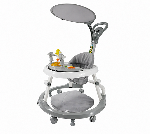 ANDADOR INFANTIL COM EMPURRADOR MULTMAXX MTX150 CINZA