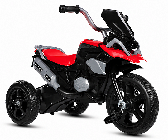 TRICICLO MOTOCA INFANTIL COM PEDAL MULTMAXX MTX154 VERMELHO