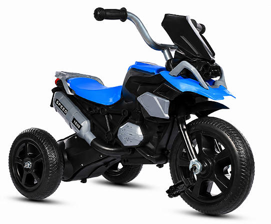 TRICICLO MOTOCA INFANTIL COM PEDAL MULTMAXX MTX153 AZUL