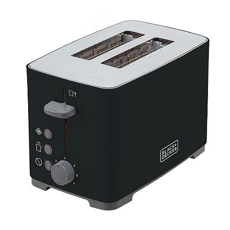 Torradeira Elétrica Black Decker TO800-BR Preta 110v