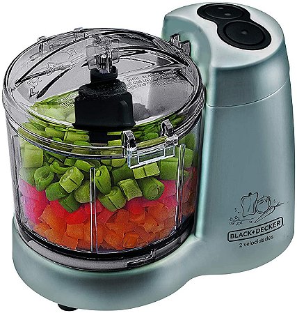 Miniprocessador com função pulsar Black Decker HC32BR 110V