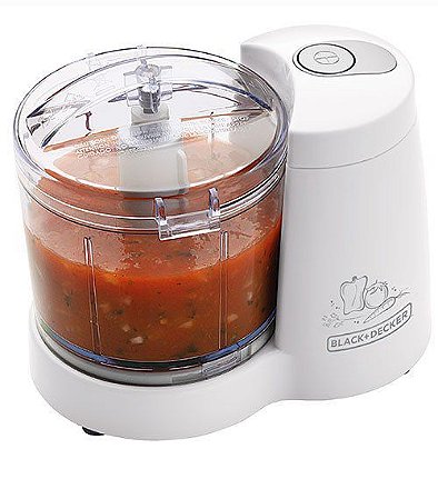 Miniprocessador Black Decker com função pulsar KPMHC31T 110v