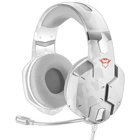 Headset Gamer Trust Carus GTX 322W Branco T20864