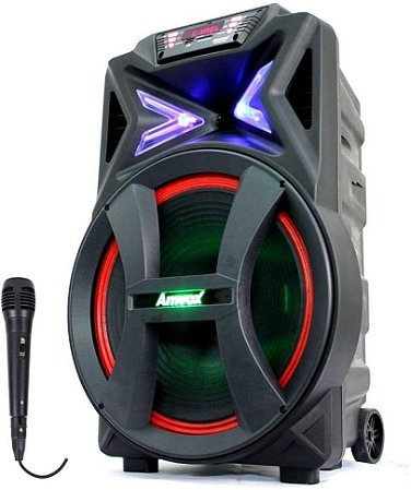 Caixa de Som Bluetooth Amplificada AMVOX ACA 501 500w