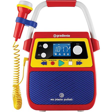 Radio Infantil Bluetooth Meu Primeiro Gradiente Karaoke Gmp104