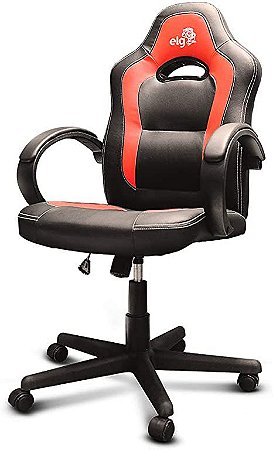 Cadeira Gamer Racing Encosto Reclinável CH03RD Vermelho/Preto ELG