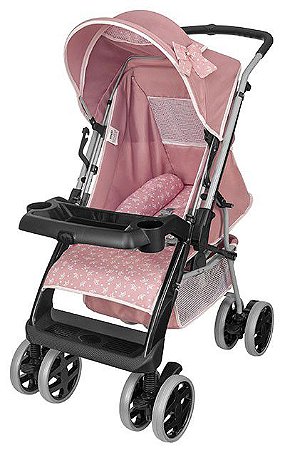 CARRINHO THOR PLUS ROSA COROA - TUTTI BABY