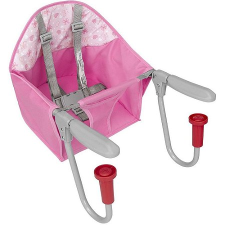CADEIRA DE ENCAIXE EM MESA FIT ROSA TUTTI BABY