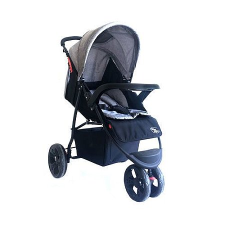 Carrinho Urban Rodas Grandes Baby Cinza Baby Style