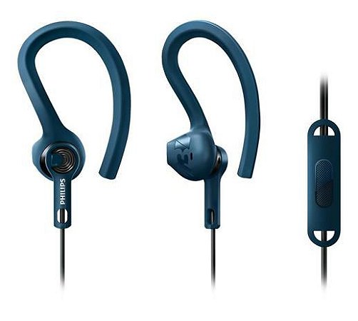 Fone de ouvido Philips Intra Auricular SHQ1405BL Azul