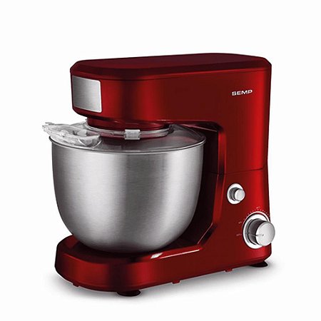 Batedeira Planetária SEMP BA8019VM1 Cherry Inox e Vermelho 5L 800W 110V