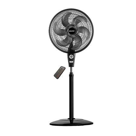 Ventilador de Coluna com controle Mallory Air Time TS+ Preto/Grafite 220v