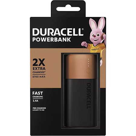 CARREGADOR PORTATIL 6700MAH  DURACELL