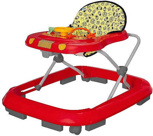 Andador Tutti Baby Safari Vermelho 0200334