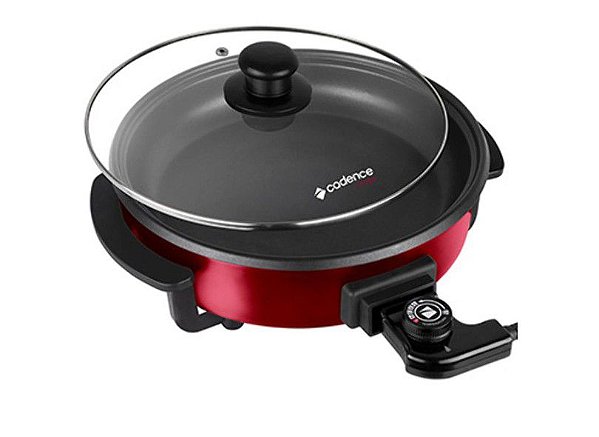 PANELA ELETRICA CADENCE PAN610 ROUGE 30CM 110v