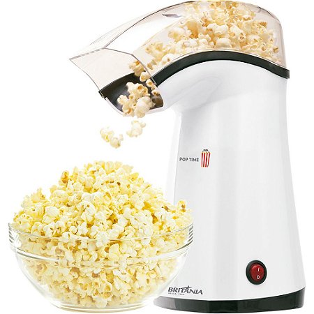 Pipoqueira Britânia Pop Time B-02 Branca 110v