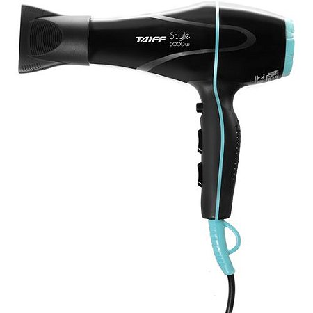 Secador de Cabelo Taiff Style 2000w Preto e Azul 110v