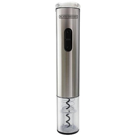 ABRIDOR DE VINHO INOX A PILHA WINE INOX BLACK DECKER