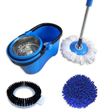 Perfect Mop Pro Azul 3 em 1