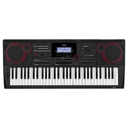 Teclado Musical Casio Arranjador Digital Preto CT-X3000C2-BR