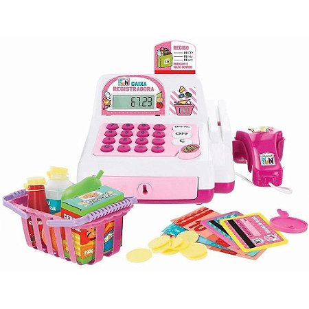 Creative Fun Caixa Registradora Multilaser Rosa BR387