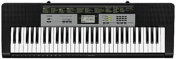 Teclado Musical Casio Basico Digital Preto com Teclas Ilumidanas LK-135K2-BR